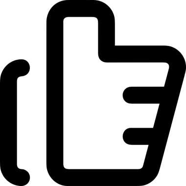 Web, Uygulama, UI / UX, Mobil Arayüz, Akıllı Teknoloji Tasarımı, Dijital Markalaşma, Kullanıcı Etkileşimi Sembolü ve Temiz Tek Renk Biçiminde Modern Grafik Elementi içeren PNG Biçimli El Simgesi Logosu