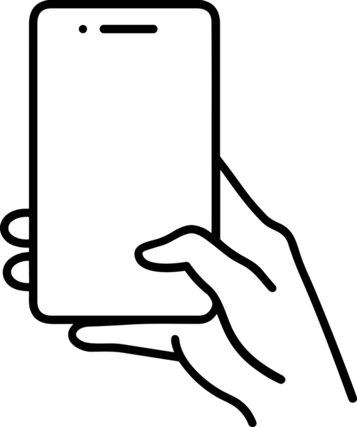 Web, Uygulama, UI / UX, Mobil Arayüz, Akıllı Teknoloji Tasarımı, Dijital Markalaşma, Kullanıcı Etkileşimi Sembolü ve Temiz Tek Renk Biçiminde Modern Grafik Elementi içeren PNG Biçimli El Simgesi Logosu