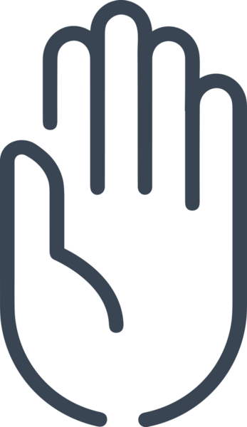 Web, Uygulama, UI / UX, Mobil Arayüz, Akıllı Teknoloji Tasarımı, Dijital Markalaşma, Kullanıcı Etkileşimi Sembolü ve Temiz Tek Renk Biçiminde Modern Grafik Elementi içeren PNG Biçimli El Simgesi Logosu