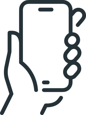 Web, Uygulama, UI / UX, Mobil Arayüz, Akıllı Teknoloji Tasarımı, Dijital Markalaşma, Kullanıcı Etkileşimi Sembolü ve Temiz Tek Renk Biçiminde Modern Grafik Elementi içeren PNG Biçimli El Simgesi Logosu