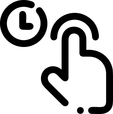 Web, Uygulama, UI / UX, Mobil Arayüz, Akıllı Teknoloji Tasarımı, Dijital Markalaşma, Kullanıcı Etkileşimi Sembolü ve Temiz Tek Renk Biçiminde Modern Grafik Elementi içeren PNG Biçimli El Simgesi Logosu