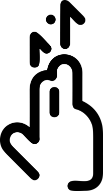 Web, Uygulama, UI / UX, Mobil Arayüz, Akıllı Teknoloji Tasarımı, Dijital Markalaşma, Kullanıcı Etkileşimi Sembolü ve Temiz Tek Renk Biçiminde Modern Grafik Elementi içeren PNG Biçimli El Simgesi Logosu