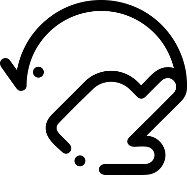 Web, Uygulama, UI / UX, Mobil Arayüz, Akıllı Teknoloji Tasarımı, Dijital Markalaşma, Kullanıcı Etkileşimi Sembolü ve Temiz Tek Renk Biçiminde Modern Grafik Elementi içeren PNG Biçimli El Simgesi Logosu