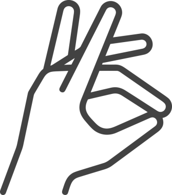 Web, Uygulama, UI / UX, Mobil Arayüz, Akıllı Teknoloji Tasarımı, Dijital Markalaşma, Kullanıcı Etkileşimi Sembolü ve Temiz Tek Renk Biçiminde Modern Grafik Elementi içeren PNG Biçimli El Simgesi Logosu