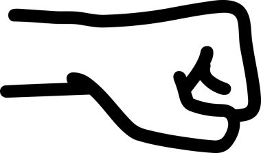 Web, Uygulama, UI / UX, Mobil Arayüz, Akıllı Teknoloji Tasarımı, Dijital Markalaşma, Kullanıcı Etkileşimi Sembolü ve Temiz Tek Renk Biçiminde Modern Grafik Elementi içeren PNG Biçimli El Simgesi Logosu