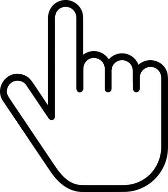 Web, Uygulama, UI / UX, Mobil Arayüz, Akıllı Teknoloji Tasarımı, Dijital Markalaşma, Kullanıcı Etkileşimi Sembolü ve Temiz Tek Renk Biçiminde Modern Grafik Elementi içeren PNG Biçimli El Simgesi Logosu