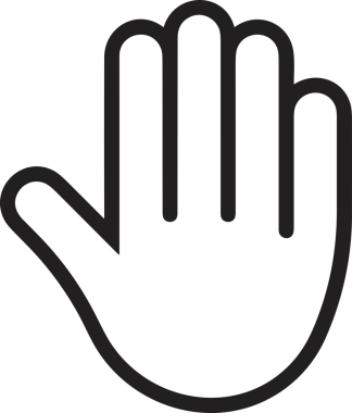 Web, Uygulama, UI / UX, Mobil Arayüz, Akıllı Teknoloji Tasarımı, Dijital Markalaşma, Kullanıcı Etkileşimi Sembolü ve Temiz Tek Renk Biçiminde Modern Grafik Elementi içeren PNG Biçimli El Simgesi Logosu