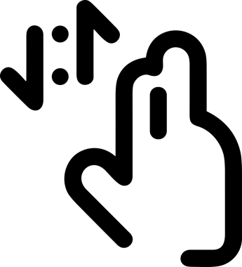 Web, Uygulama, UI / UX, Mobil Arayüz, Akıllı Teknoloji Tasarımı, Dijital Markalaşma, Kullanıcı Etkileşimi Sembolü ve Temiz Tek Renk Biçiminde Modern Grafik Elementi içeren PNG Biçimli El Simgesi Logosu