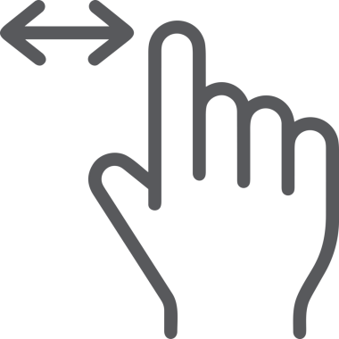 Web, Uygulama, UI / UX, Mobil Arayüz, Akıllı Teknoloji Tasarımı, Dijital Markalaşma, Kullanıcı Etkileşimi Sembolü ve Temiz Tek Renk Biçiminde Modern Grafik Elementi içeren PNG Biçimli El Simgesi Logosu