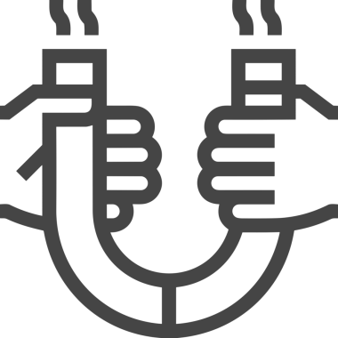 Web, Uygulama, UI / UX, Mobil Arayüz, Akıllı Teknoloji Tasarımı, Dijital Markalaşma, Kullanıcı Etkileşimi Sembolü ve Temiz Tek Renk Biçiminde Modern Grafik Elementi içeren PNG Biçimli El Simgesi Logosu