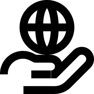 Web, Uygulama, UI / UX, Mobil Arayüz, Akıllı Teknoloji Tasarımı, Dijital Markalaşma, Kullanıcı Etkileşimi Sembolü ve Temiz Tek Renk Biçiminde Modern Grafik Elementi içeren PNG Biçimli El Simgesi Logosu