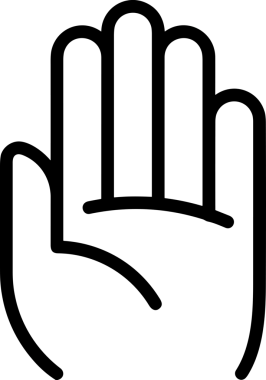 Web, Uygulama, UI / UX, Mobil Arayüz, Akıllı Teknoloji Tasarımı, Dijital Markalaşma, Kullanıcı Etkileşimi Sembolü ve Temiz Tek Renk Biçiminde Modern Grafik Elementi içeren PNG Biçimli El Simgesi Logosu