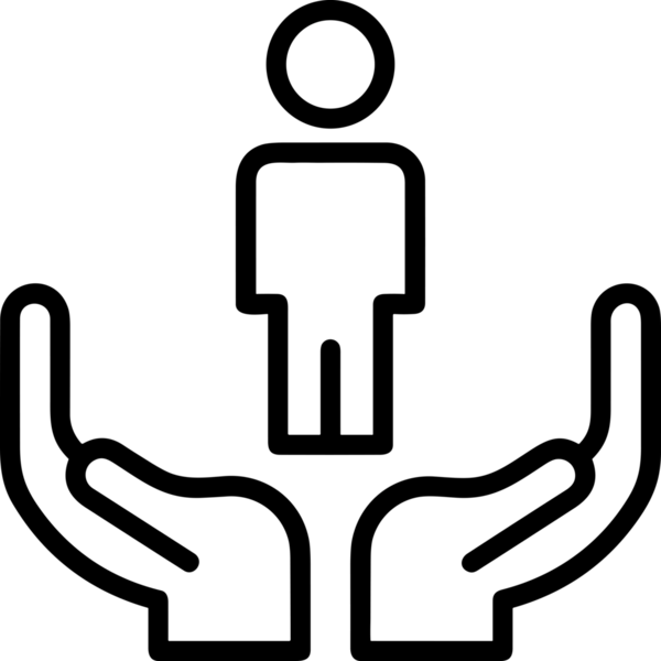 Web, Uygulama, UI / UX, Mobil Arayüz, Akıllı Teknoloji Tasarımı, Dijital Markalaşma, Kullanıcı Etkileşimi Sembolü ve Temiz Tek Renk Biçiminde Modern Grafik Elementi içeren PNG Biçimli El Simgesi Logosu