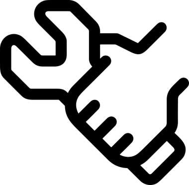 Web, Uygulama, UI / UX, Mobil Arayüz, Akıllı Teknoloji Tasarımı, Dijital Markalaşma, Kullanıcı Etkileşimi Sembolü ve Temiz Tek Renk Biçiminde Modern Grafik Elementi içeren PNG Biçimli El Simgesi Logosu