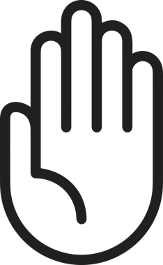 Web, Uygulama, UI / UX, Mobil Arayüz, Akıllı Teknoloji Tasarımı, Dijital Markalaşma, Kullanıcı Etkileşimi Sembolü ve Temiz Tek Renk Biçiminde Modern Grafik Elementi içeren PNG Biçimli El Simgesi Logosu