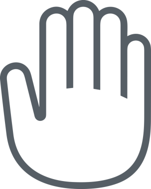 Web, Uygulama, UI / UX, Mobil Arayüz, Akıllı Teknoloji Tasarımı, Dijital Markalaşma, Kullanıcı Etkileşimi Sembolü ve Temiz Tek Renk Biçiminde Modern Grafik Elementi içeren PNG Biçimli El Simgesi Logosu