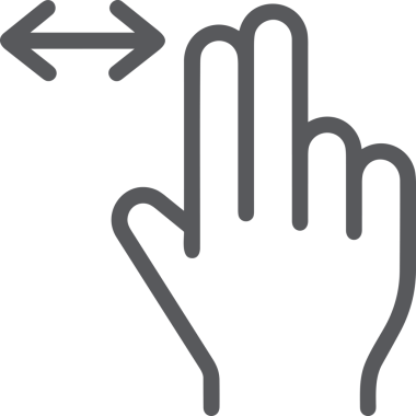 Web, Uygulama, UI / UX, Mobil Arayüz, Akıllı Teknoloji Tasarımı, Dijital Markalaşma, Kullanıcı Etkileşimi Sembolü ve Temiz Tek Renk Biçiminde Modern Grafik Elementi içeren PNG Biçimli El Simgesi Logosu