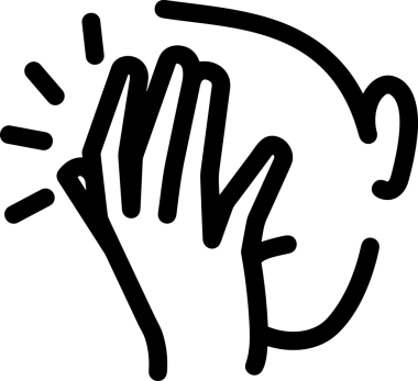 Web, Uygulama, UI / UX, Mobil Arayüz, Akıllı Teknoloji Tasarımı, Dijital Markalaşma, Kullanıcı Etkileşimi Sembolü ve Temiz Tek Renk Biçiminde Modern Grafik Elementi içeren PNG Biçimli El Simgesi Logosu