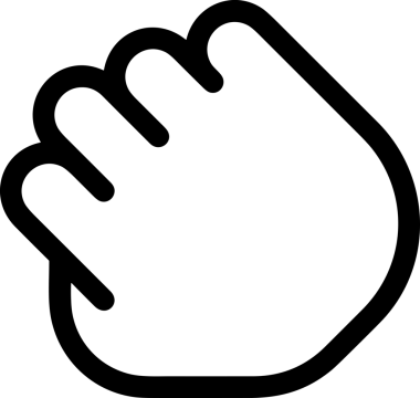 Web, Uygulama, UI / UX, Mobil Arayüz, Akıllı Teknoloji Tasarımı, Dijital Markalaşma, Kullanıcı Etkileşimi Sembolü ve Temiz Tek Renk Biçiminde Modern Grafik Elementi içeren PNG Biçimli El Simgesi Logosu