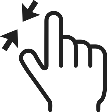 Web, Uygulama, UI / UX, Mobil Arayüz, Akıllı Teknoloji Tasarımı, Dijital Markalaşma, Kullanıcı Etkileşimi Sembolü ve Temiz Tek Renk Biçiminde Modern Grafik Elementi içeren PNG Biçimli El Simgesi Logosu