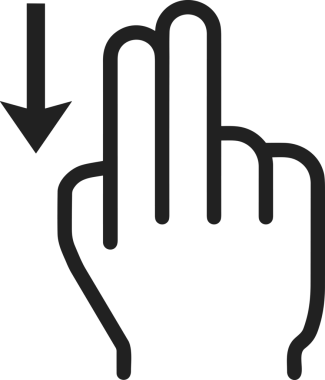 Web, Uygulama, UI / UX, Mobil Arayüz, Akıllı Teknoloji Tasarımı, Dijital Markalaşma, Kullanıcı Etkileşimi Sembolü ve Temiz Tek Renk Biçiminde Modern Grafik Elementi içeren PNG Biçimli El Simgesi Logosu