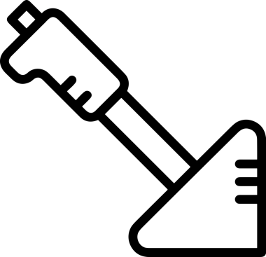 Web, Uygulama, UI / UX, Mobil Arayüz, Akıllı Teknoloji Tasarımı, Dijital Markalaşma, Kullanıcı Etkileşimi Sembolü ve Temiz Tek Renk Biçiminde Modern Grafik Elementi içeren PNG Biçimli El Simgesi Logosu