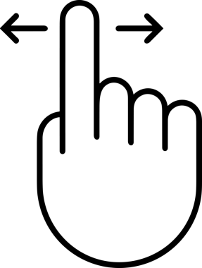 Web, Uygulama, UI / UX, Mobil Arayüz, Akıllı Teknoloji Tasarımı, Dijital Markalaşma, Kullanıcı Etkileşimi Sembolü ve Temiz Tek Renk Biçiminde Modern Grafik Elementi içeren PNG Biçimli El Simgesi Logosu