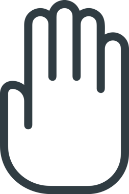 Web, Uygulama, UI / UX, Mobil Arayüz, Akıllı Teknoloji Tasarımı, Dijital Markalaşma, Kullanıcı Etkileşimi Sembolü ve Temiz Tek Renk Biçiminde Modern Grafik Elementi içeren PNG Biçimli El Simgesi Logosu