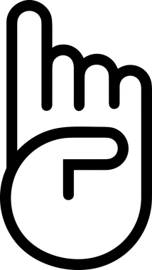 Web, Uygulama, UI / UX, Mobil Arayüz, Akıllı Teknoloji Tasarımı, Dijital Markalaşma, Kullanıcı Etkileşimi Sembolü ve Temiz Tek Renk Biçiminde Modern Grafik Elementi içeren PNG Biçimli El Simgesi Logosu