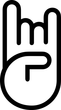 Web, Uygulama, UI / UX, Mobil Arayüz, Akıllı Teknoloji Tasarımı, Dijital Markalaşma, Kullanıcı Etkileşimi Sembolü ve Temiz Tek Renk Biçiminde Modern Grafik Elementi içeren PNG Biçimli El Simgesi Logosu