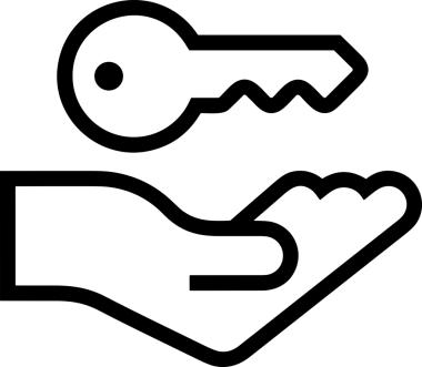 Web, Uygulama, UI / UX, Mobil Arayüz, Akıllı Teknoloji Tasarımı, Dijital Markalaşma, Kullanıcı Etkileşimi Sembolü ve Temiz Tek Renk Biçiminde Modern Grafik Elementi içeren PNG Biçimli El Simgesi Logosu