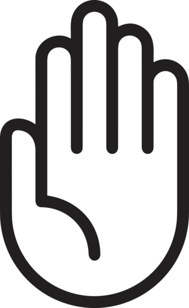 Web, Uygulama, UI / UX, Mobil Arayüz, Akıllı Teknoloji Tasarımı, Dijital Markalaşma, Kullanıcı Etkileşimi Sembolü ve Temiz Tek Renk Biçiminde Modern Grafik Elementi içeren PNG Biçimli El Simgesi Logosu