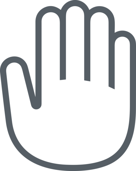 Web, Uygulama, UI / UX, Mobil Arayüz, Akıllı Teknoloji Tasarımı, Dijital Markalaşma, Kullanıcı Etkileşimi Sembolü ve Temiz Tek Renk Biçiminde Modern Grafik Elementi içeren PNG Biçimli El Simgesi Logosu