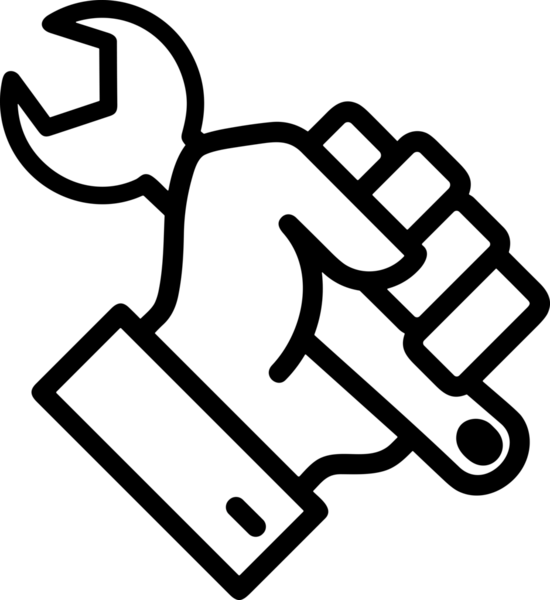 Web, Uygulama, UI / UX, Mobil Arayüz, Akıllı Teknoloji Tasarımı, Dijital Markalaşma, Kullanıcı Etkileşimi Sembolü ve Temiz Tek Renk Biçiminde Modern Grafik Elementi içeren PNG Biçimli El Simgesi Logosu
