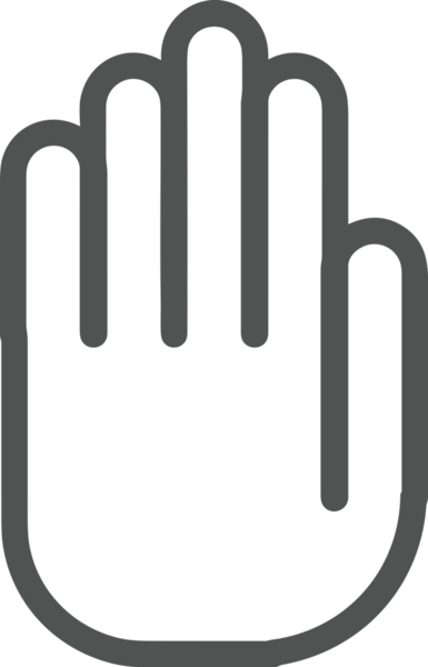 Web, Uygulama, UI / UX, Mobil Arayüz, Akıllı Teknoloji Tasarımı, Dijital Markalaşma, Kullanıcı Etkileşimi Sembolü ve Temiz Tek Renk Biçiminde Modern Grafik Elementi içeren PNG Biçimli El Simgesi Logosu