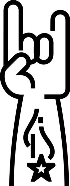 Web, Uygulama, UI / UX, Mobil Arayüz, Akıllı Teknoloji Tasarımı, Dijital Markalaşma, Kullanıcı Etkileşimi Sembolü ve Temiz Tek Renk Biçiminde Modern Grafik Elementi içeren PNG Biçimli El Simgesi Logosu