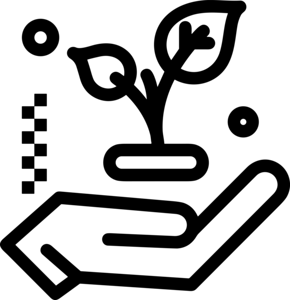 Web, Uygulama, UI / UX, Mobil Arayüz, Akıllı Teknoloji Tasarımı, Dijital Markalaşma, Kullanıcı Etkileşimi Sembolü ve Temiz Tek Renk Biçiminde Modern Grafik Elementi içeren PNG Biçimli El Simgesi Logosu