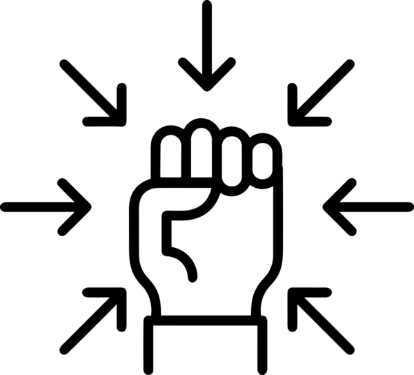 Web, Uygulama, UI / UX, Mobil Arayüz, Akıllı Teknoloji Tasarımı, Dijital Markalaşma, Kullanıcı Etkileşimi Sembolü ve Temiz Tek Renk Biçiminde Modern Grafik Elementi içeren PNG Biçimli El Simgesi Logosu