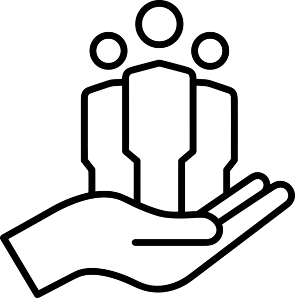 Web, Uygulama, UI / UX, Mobil Arayüz, Akıllı Teknoloji Tasarımı, Dijital Markalaşma, Kullanıcı Etkileşimi Sembolü ve Temiz Tek Renk Biçiminde Modern Grafik Elementi içeren PNG Biçimli El Simgesi Logosu