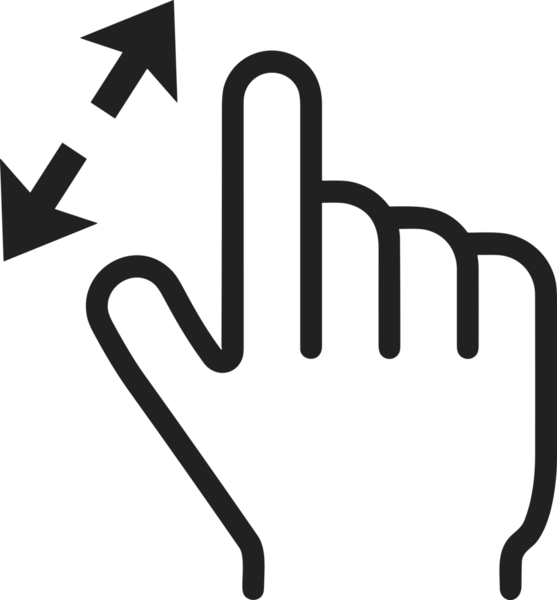 Web, Uygulama, UI / UX, Mobil Arayüz, Akıllı Teknoloji Tasarımı, Dijital Markalaşma, Kullanıcı Etkileşimi Sembolü ve Temiz Tek Renk Biçiminde Modern Grafik Elementi içeren PNG Biçimli El Simgesi Logosu