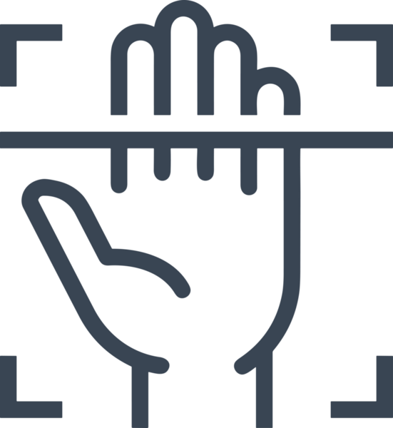 Web, Uygulama, UI / UX, Mobil Arayüz, Akıllı Teknoloji Tasarımı, Dijital Markalaşma, Kullanıcı Etkileşimi Sembolü ve Temiz Tek Renk Biçiminde Modern Grafik Elementi içeren PNG Biçimli El Simgesi Logosu