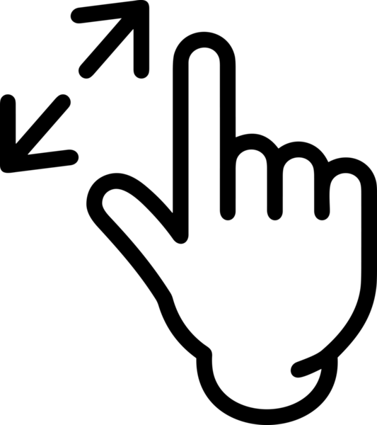 Web, Uygulama, UI / UX, Mobil Arayüz, Akıllı Teknoloji Tasarımı, Dijital Markalaşma, Kullanıcı Etkileşimi Sembolü ve Temiz Tek Renk Biçiminde Modern Grafik Elementi içeren PNG Biçimli El Simgesi Logosu