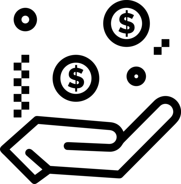 Web, Uygulama, UI / UX, Mobil Arayüz, Akıllı Teknoloji Tasarımı, Dijital Markalaşma, Kullanıcı Etkileşimi Sembolü ve Temiz Tek Renk Biçiminde Modern Grafik Elementi içeren PNG Biçimli El Simgesi Logosu