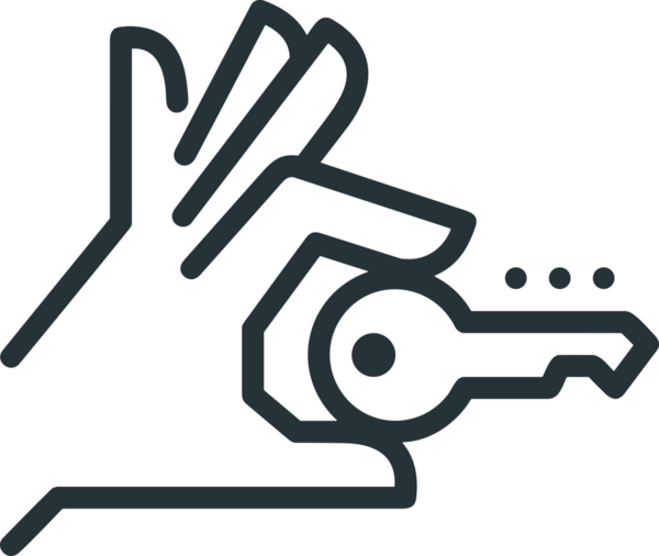 Web, Uygulama, UI / UX, Mobil Arayüz, Akıllı Teknoloji Tasarımı, Dijital Markalaşma, Kullanıcı Etkileşimi Sembolü ve Temiz Tek Renk Biçiminde Modern Grafik Elementi içeren PNG Biçimli El Simgesi Logosu