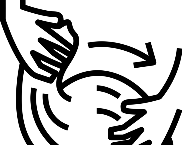 Web, Uygulama, UI / UX, Mobil Arayüz, Akıllı Teknoloji Tasarımı, Dijital Markalaşma, Kullanıcı Etkileşimi Sembolü ve Temiz Tek Renk Biçiminde Modern Grafik Elementi içeren PNG Biçimli El Simgesi Logosu