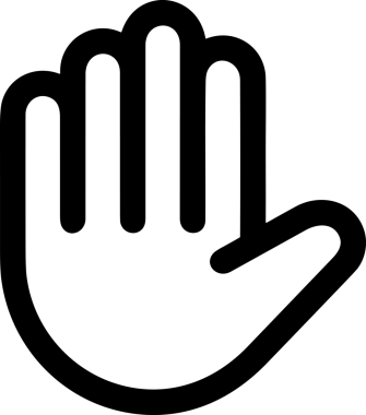 Web, Uygulama, UI / UX, Mobil Arayüz, Akıllı Teknoloji Tasarımı, Dijital Markalaşma, Kullanıcı Etkileşimi Sembolü ve Temiz Tek Renk Biçiminde Modern Grafik Elementi içeren PNG Biçimli El Simgesi Logosu