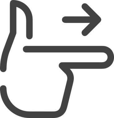 Web, Uygulama, UI / UX, Mobil Arayüz, Akıllı Teknoloji Tasarımı, Dijital Markalaşma, Kullanıcı Etkileşimi Sembolü ve Temiz Tek Renk Biçiminde Modern Grafik Elementi içeren PNG Biçimli El Simgesi Logosu