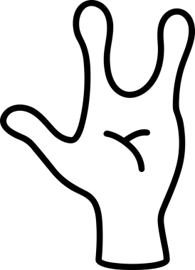 Web, Uygulama, UI / UX, Mobil Arayüz, Akıllı Teknoloji Tasarımı, Dijital Markalaşma, Kullanıcı Etkileşimi Sembolü ve Temiz Tek Renk Biçiminde Modern Grafik Elementi içeren PNG Biçimli El Simgesi Logosu