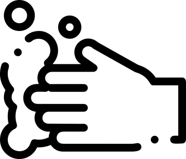 Web, Uygulama, UI / UX, Mobil Arayüz, Akıllı Teknoloji Tasarımı, Dijital Markalaşma, Kullanıcı Etkileşimi Sembolü ve Temiz Tek Renk Biçiminde Modern Grafik Elementi içeren PNG Biçimli El Simgesi Logosu