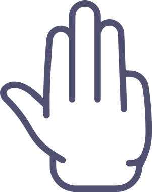 Web, Uygulama, UI / UX, Mobil Arayüz, Akıllı Teknoloji Tasarımı, Dijital Markalaşma, Kullanıcı Etkileşimi Sembolü ve Temiz Tek Renk Biçiminde Modern Grafik Elementi içeren PNG Biçimli El Simgesi Logosu